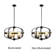 Chloe Lighting Contemporary 5-Light Metal Large Pendant in Bronze/Black