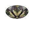 Chloe Lighting Liaison Victorian 3-Light Glass Flush-Mount Light - Bronze/Yellow