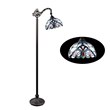 Chloe Lighting Grenville Victorian 1-Light Metal Reading Floor Lamp in Bronze