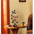 Chloe Lighting Serenity Victorian 1-Light Glass/Metal Table Lamp in Dark Bronze