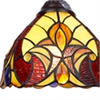 Chloe Lighting Adia Victorian 1-Light Glass/Metal Mini Pendant in Dark Bronze