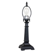 Chloe Lighting Vincent Mission 1-Light Glass Table Lamp in Multi-Color