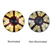 Chloe Lighting Adia Victorian 2-Light Glass & Metal Table Lamp in Dark Bronze
