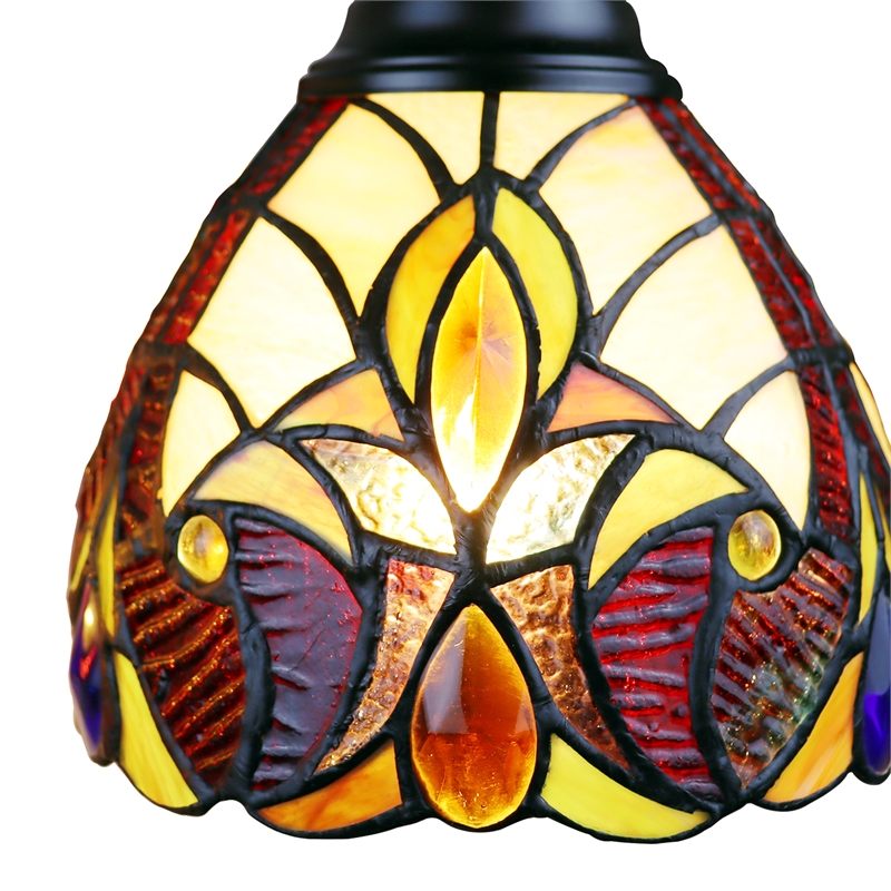 Chloe Lighting Adia Victorian 5-Light Glass Large Chandelier in Dark Bronze