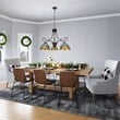 Chloe Lighting Sunniva Dragonfly 3-Light Glass Chandelier in Multi-Color