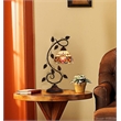 Chloe Lighting Serenity Victorian 1-Light Metal/Glass Table Lamp in Dark Bronze