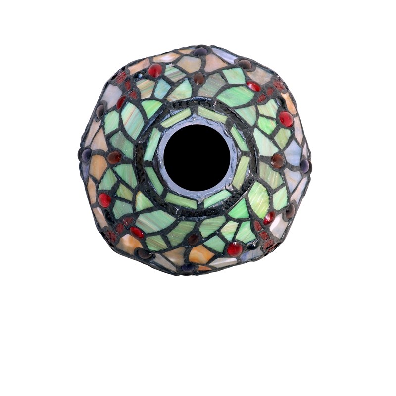 Chloe Lighting Anisoptera Purity 5-Light Glass Large Chandelier in Multi-Color
