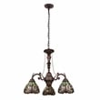Chloe Lighting Anisoptera Purity 3-Light Glass Mini Chandelier in Multi-Color