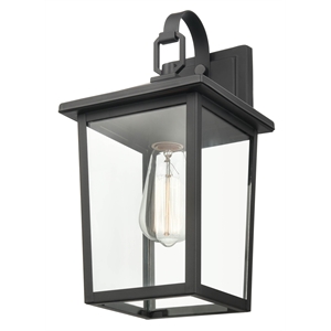 millennium lighting fetterton metal outdoor 2 light hanging lantern- black