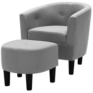 southwold accent chair with ottoman