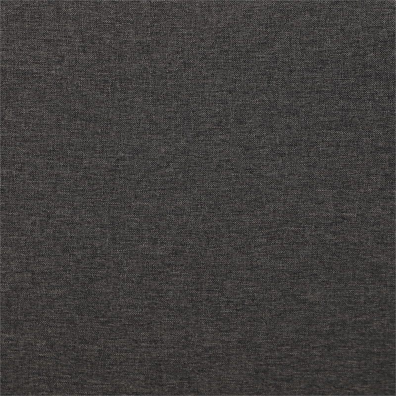 Devion Furniture 7-Piece Upholstered Fabric Sectional with Ottoman in Gray