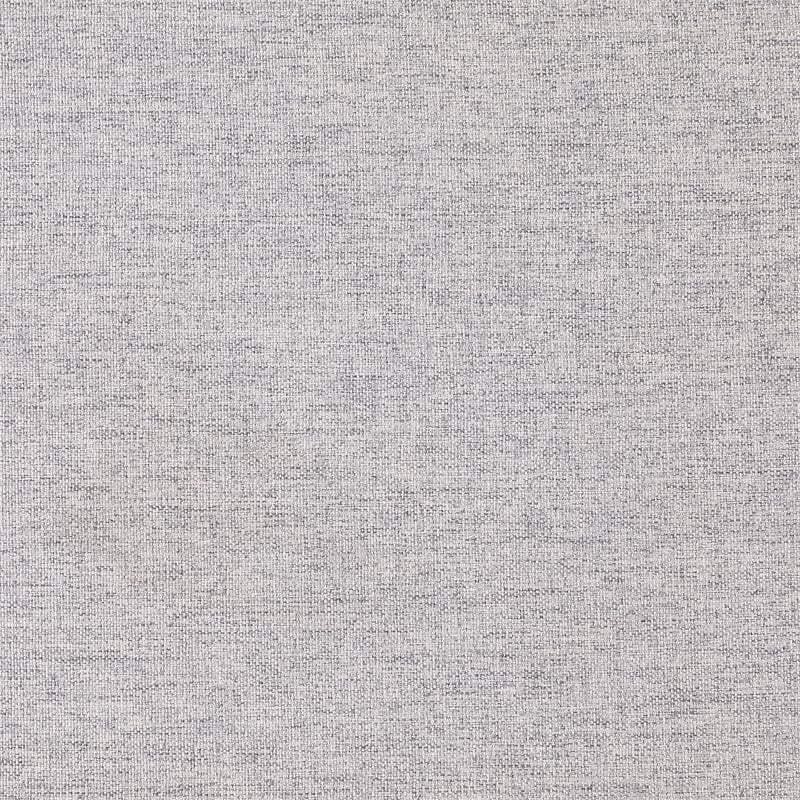 Devion Furniture 7-Piece Upholstered Fabric Sectional with Ottoman in Light Gray