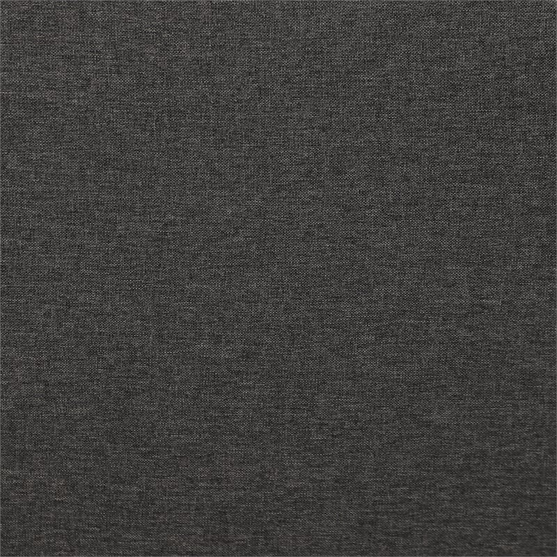 Devion Furniture 8-Piece Upholstered Fabric Sectional with Ottoman in Gray