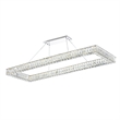 CWI Lighting Felicity 1-tier Contemporary Metal LED Chandelier in Chrome
