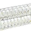 CWI Lighting Felicity 1-tier Contemporary Metal LED Chandelier in Chrome
