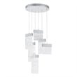 CWI Lighting Carolina Contemporary Metal LED Chandelier in Pewter