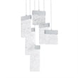 CWI Lighting Carolina Contemporary Metal LED Chandelier in Pewter