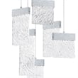 CWI Lighting Carolina Contemporary Metal LED Chandelier in Pewter