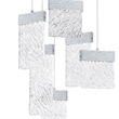 CWI Lighting Carolina Contemporary Metal LED Chandelier in Pewter