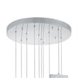 CWI Lighting Carolina Contemporary Metal LED Chandelier in Pewter