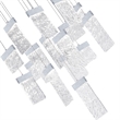 CWI Lighting Carolina Contemporary Metal LED Chandelier in Pewter
