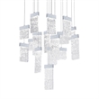 CWI Lighting Carolina Contemporary Metal LED Chandelier in Pewter