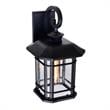 CWI Lighting Blackburn 1 Light Metal Outdoor Wall Lantern in Black