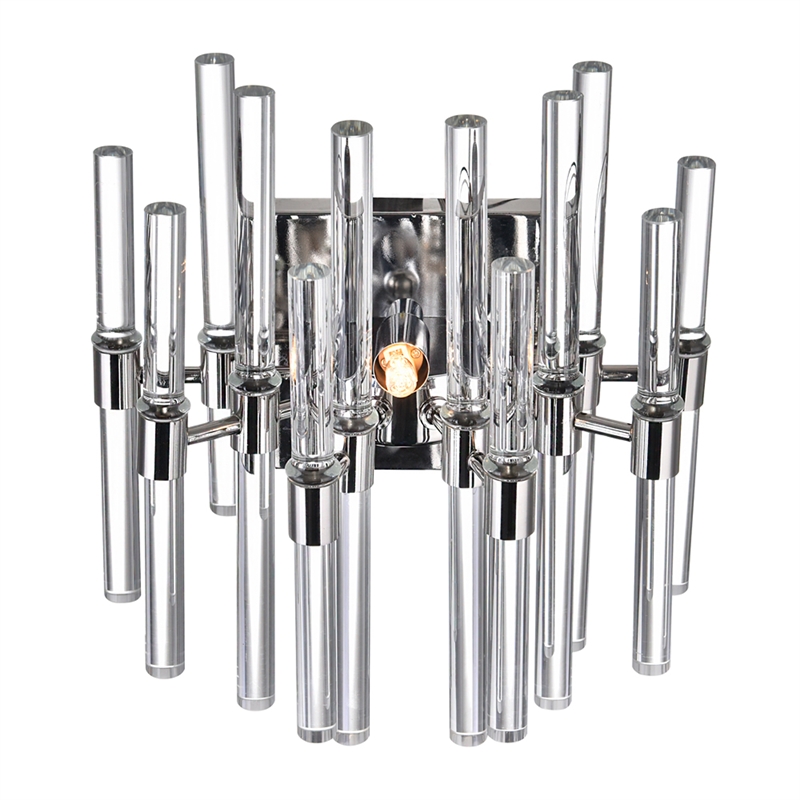 cwi lighting miroir 2 light transitional metal wall light in polished nickel