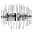 CWI Lighting Miroir 4 Light Transitional Metal Vanity Light in Polished Nickel