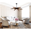 CWI Lighting Amar 6 Light Transitional Metal Chandelier in Matte Black