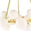 CWI Lighting Arya 25 Light Contemporary Metal Chandelier in Satin Gold