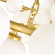 CWI Lighting Arya 45 Light Contemporary Metal Chandelier in Satin Gold