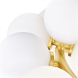 CWI Lighting Arya 45 Light Contemporary Metal Chandelier in Satin Gold