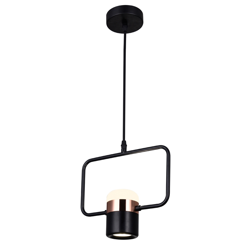 CWI Lighting Moxie Contemporary Metal LED Down Mini Pendant in Black