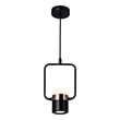 CWI Lighting Moxie Contemporary Metal LED Down Mini Pendant in Black