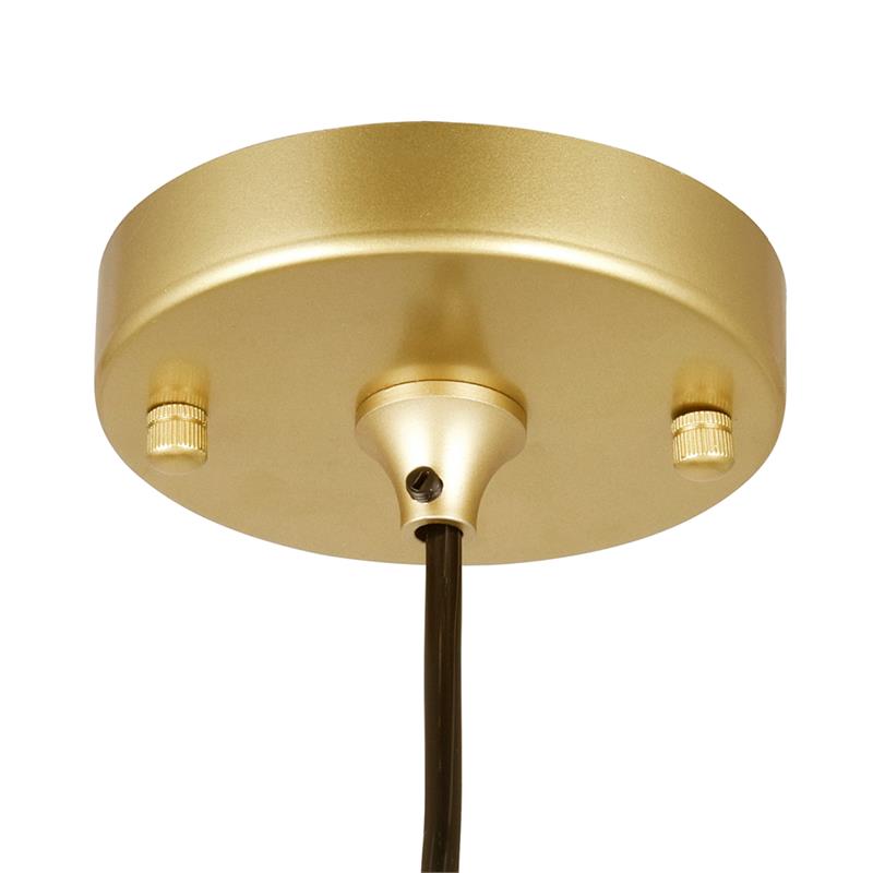 CWI Lighting Da Vinci 1 Light Contemporary Metal Mini Pendant in Brass