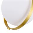 CWI Lighting Da Vinci 3 Light Contemporary Metal Pendant in Brass