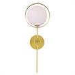 CWI Lighting Da Vinci 1 Light Metal Wall Light in Medallion Gold