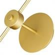 CWI Lighting Da Vinci 1 Light Metal Wall Light in Medallion Gold