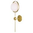 CWI Lighting Da Vinci 1 Light Metal Wall Light in Medallion Gold