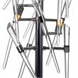 CWI Lighting Icicle 3 Light Contemporary Metal Table Lamp in Chrome
