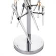 CWI Lighting Icicle 3 Light Contemporary Metal Table Lamp in Chrome