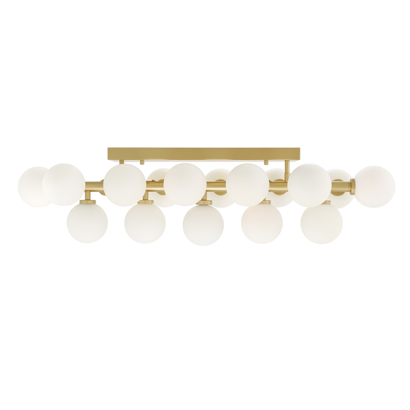 CWI Lighting Arya 17 Light Contemporary Metal Wall Sconce in Satin Gold