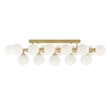 CWI Lighting Arya 17 Light Contemporary Metal Wall Sconce in Satin Gold