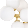 CWI Lighting Arya 17 Light Contemporary Metal Wall Sconce in Satin Gold
