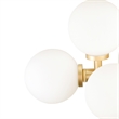 CWI Lighting Arya 17 Light Contemporary Metal Wall Sconce in Satin Gold