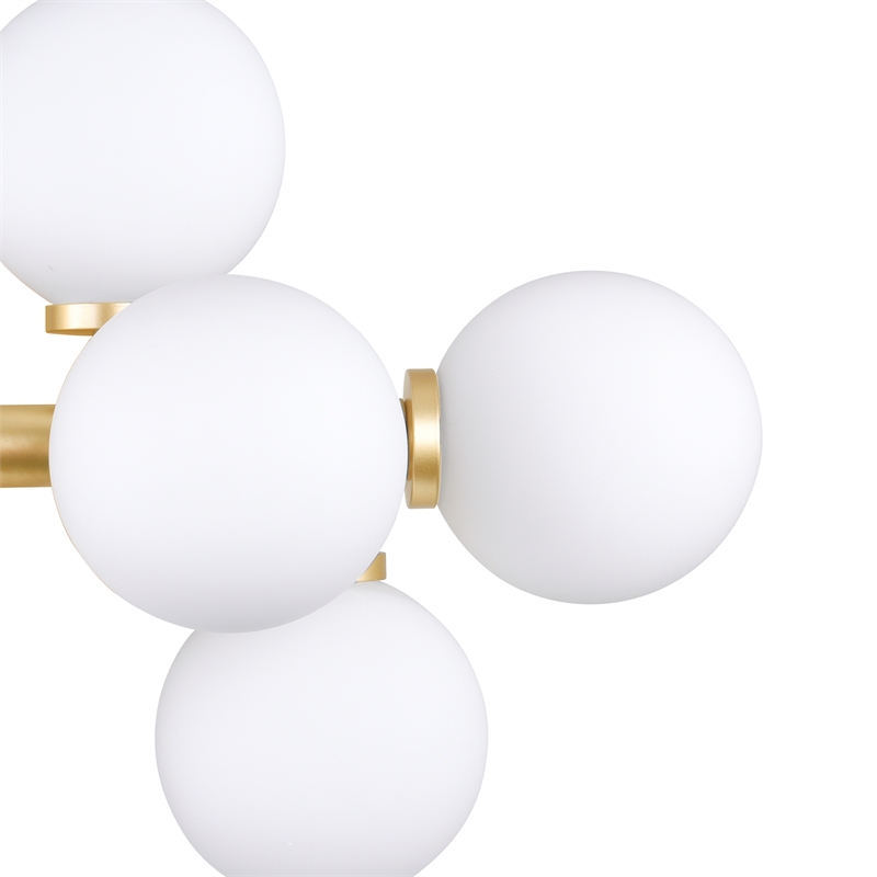 CWI Lighting Arya 17 Light Contemporary Metal Wall Sconce in Satin Gold