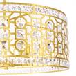 CWI Lighting Belinda 6 Light Transitional Metal Chandelier in Champagne Gold