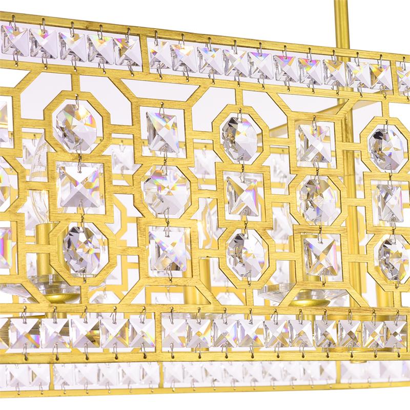 CWI Lighting Belinda 8 Light Transitional Metal Chandelier in Champagne Gold