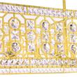 CWI Lighting Belinda 8 Light Transitional Metal Chandelier in Champagne Gold